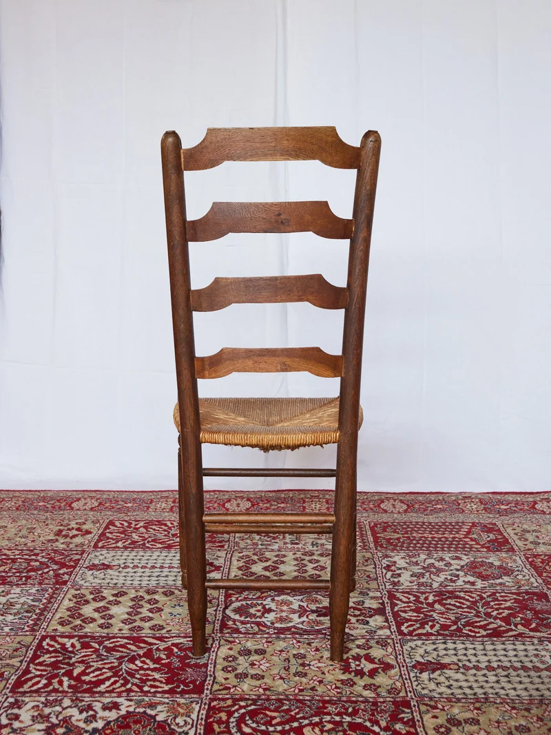 Claude, le lot de 4 chaises en paille N°1436