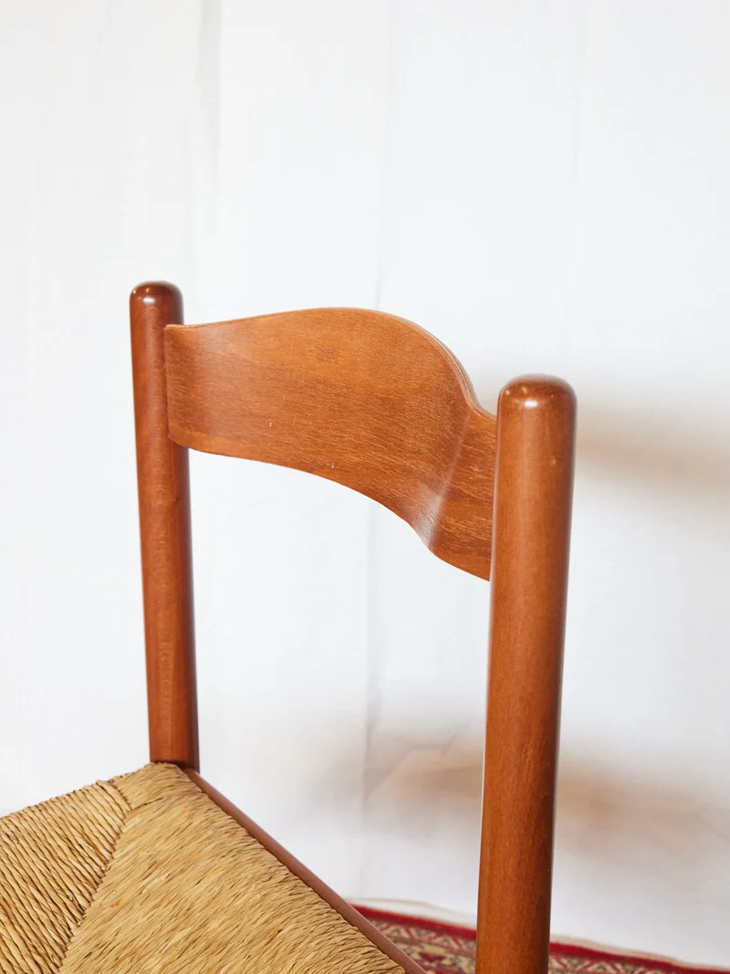 Claude, le lot de 6 chaises en bois ocre N°1434
