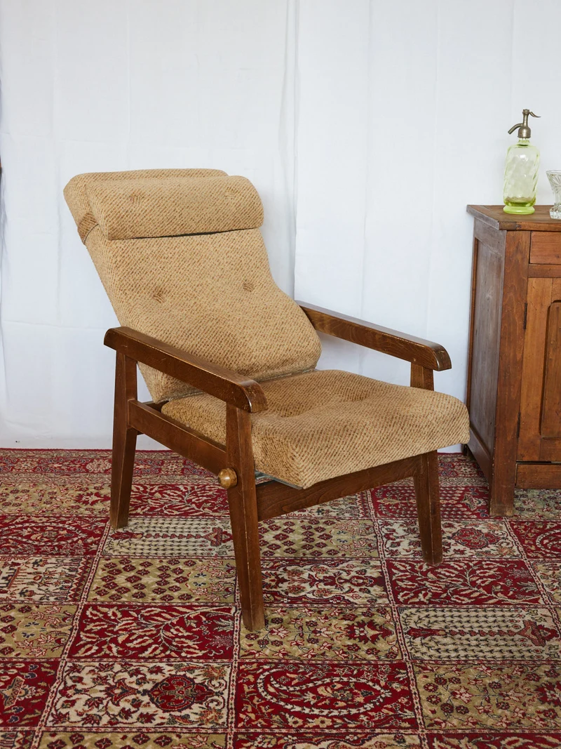 Ernest, le fauteuil inclinable en bois N°1102