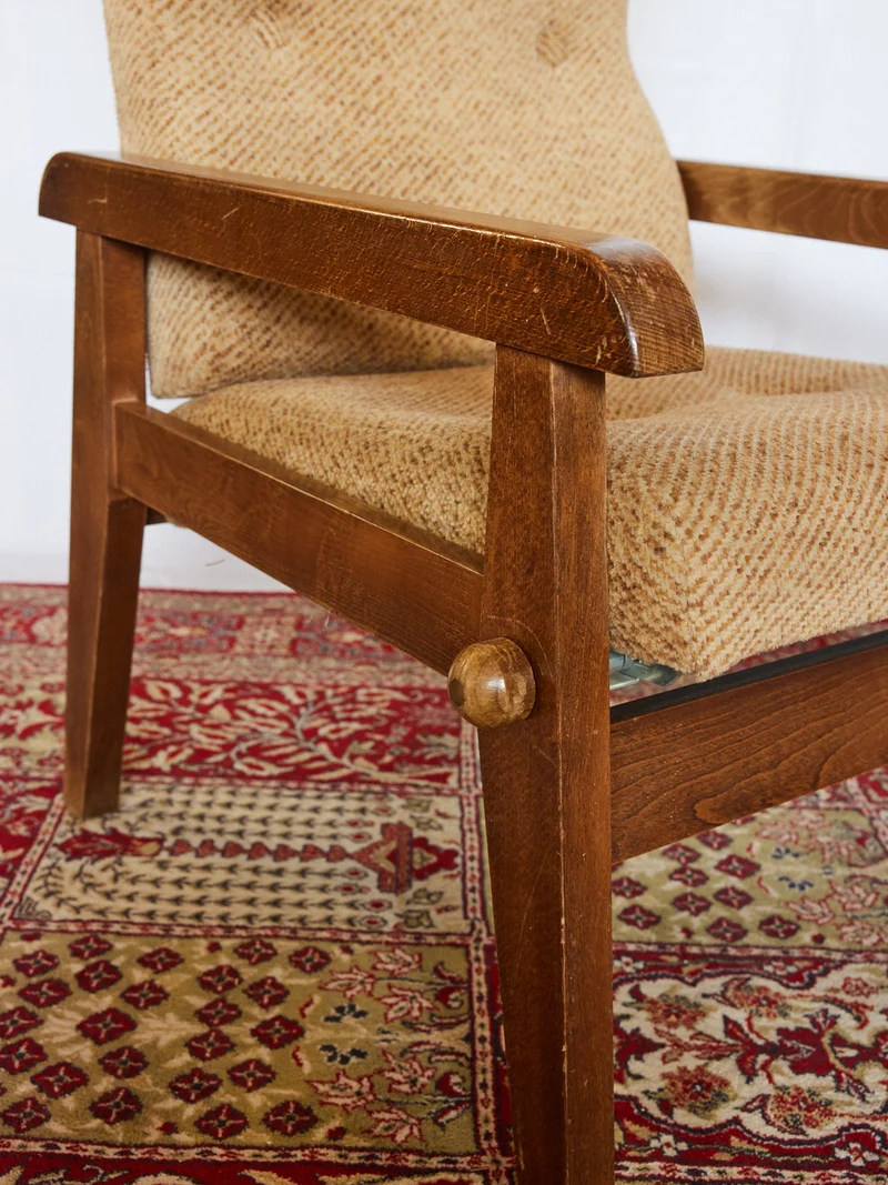Ernest, le fauteuil inclinable en bois N°1102