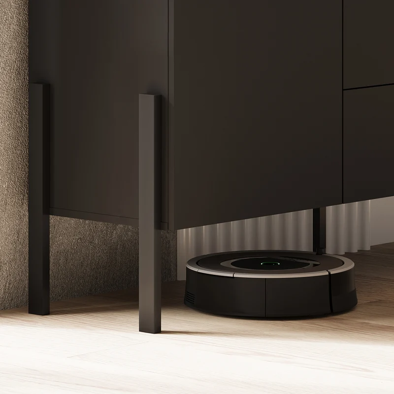 Meuble TV 2 portes 2 tiroirs 200 cm Bérénice Noir