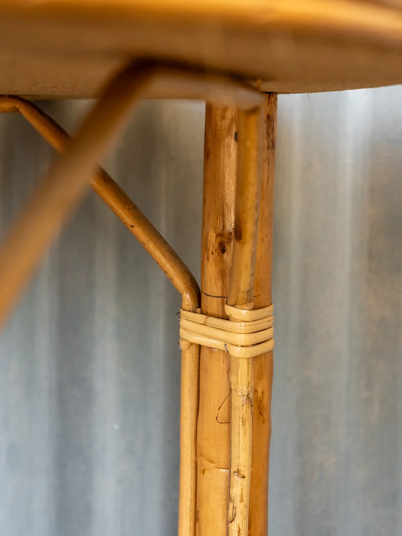 Francine, la table d'appoint en osier et bambou N°1117
