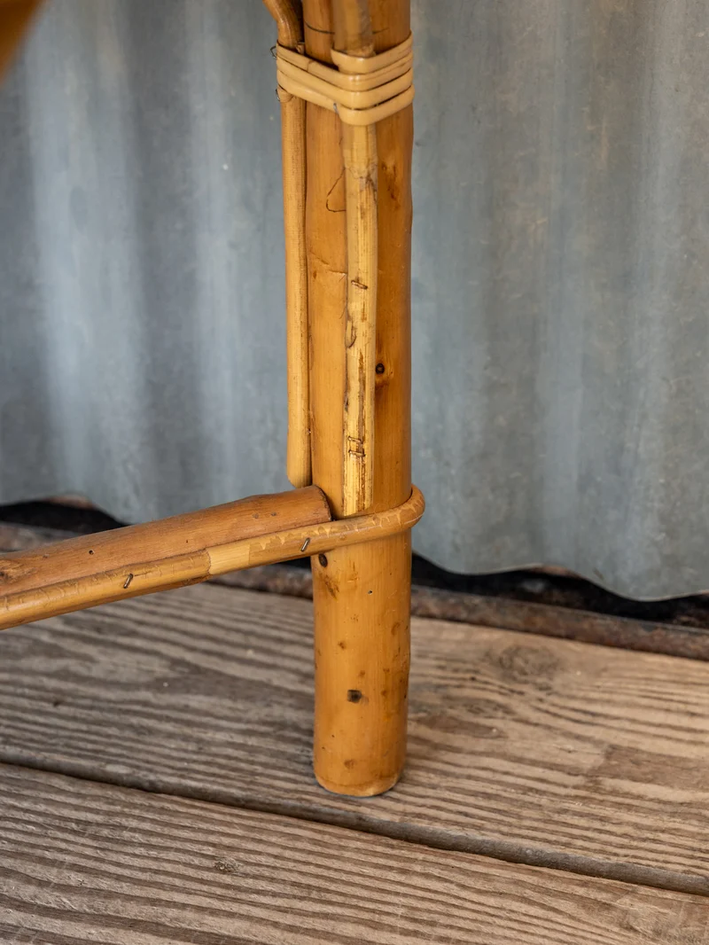 Francine, la table d'appoint en osier et bambou N°1117