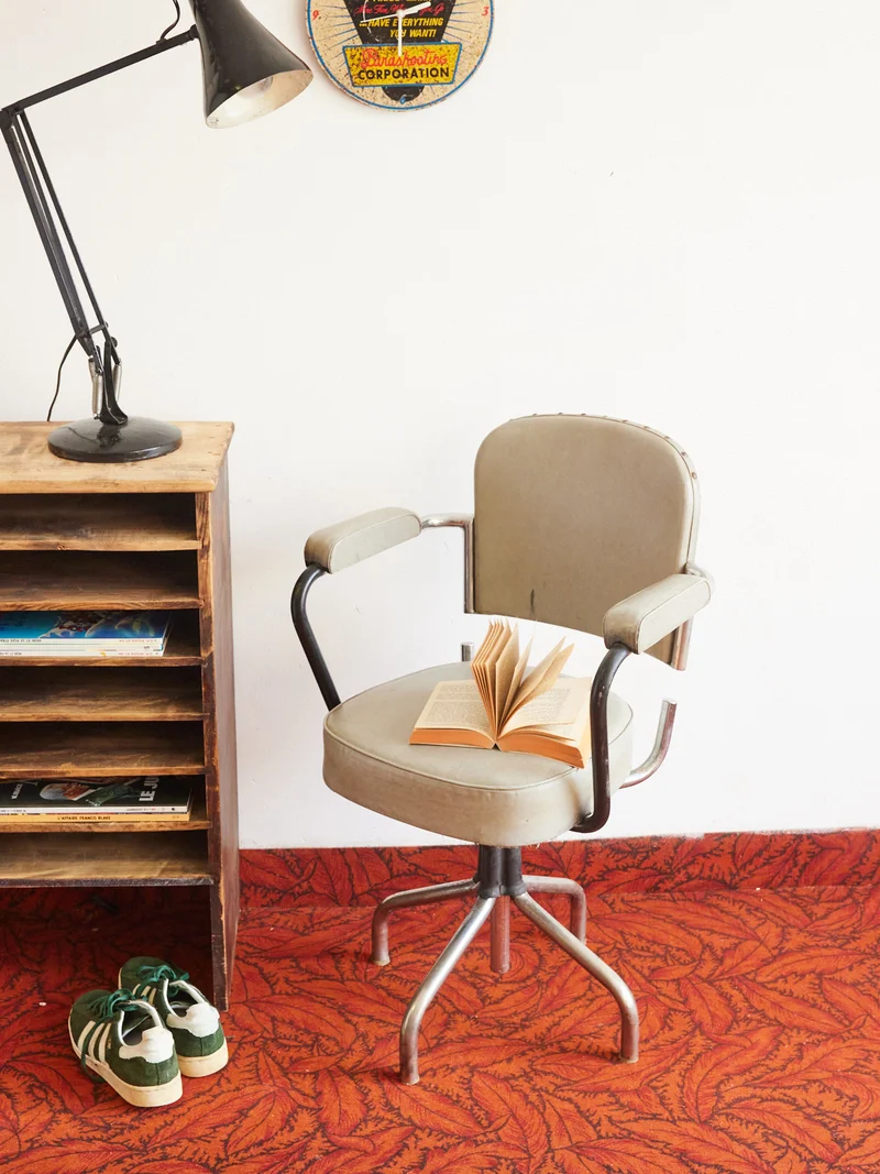 Jakob, le fauteuil d'atelier en skaï N°1282