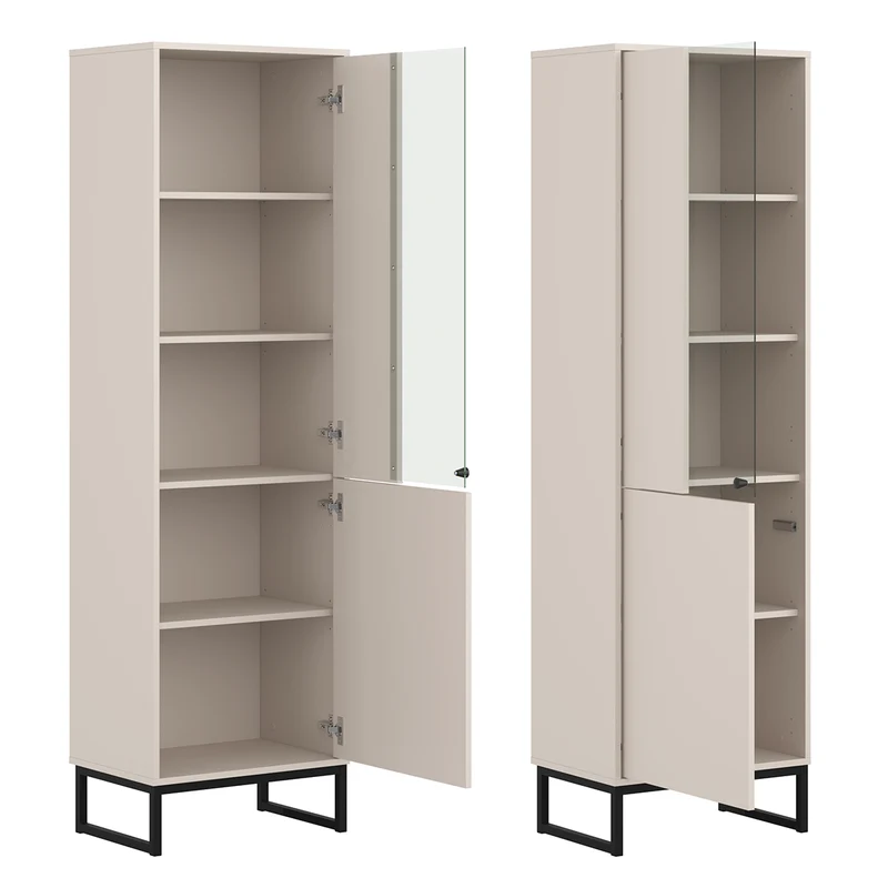 Vitrine 2 portes Loa Cachemire