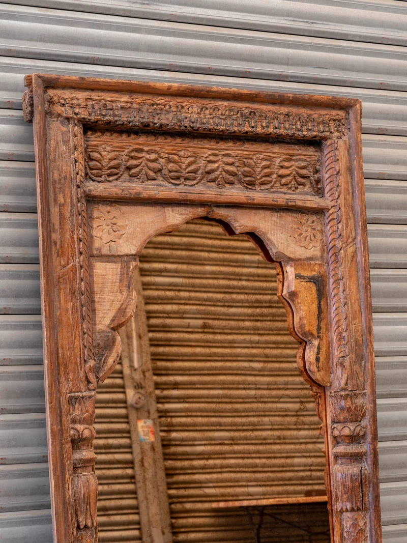 Georges, le grand miroir en bois N°1307