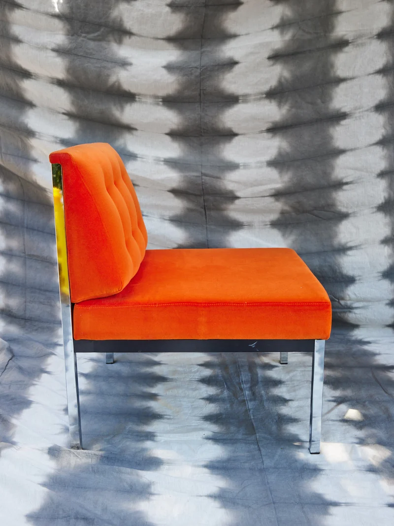 Olivia, la chauffeuse vintage orange N°92