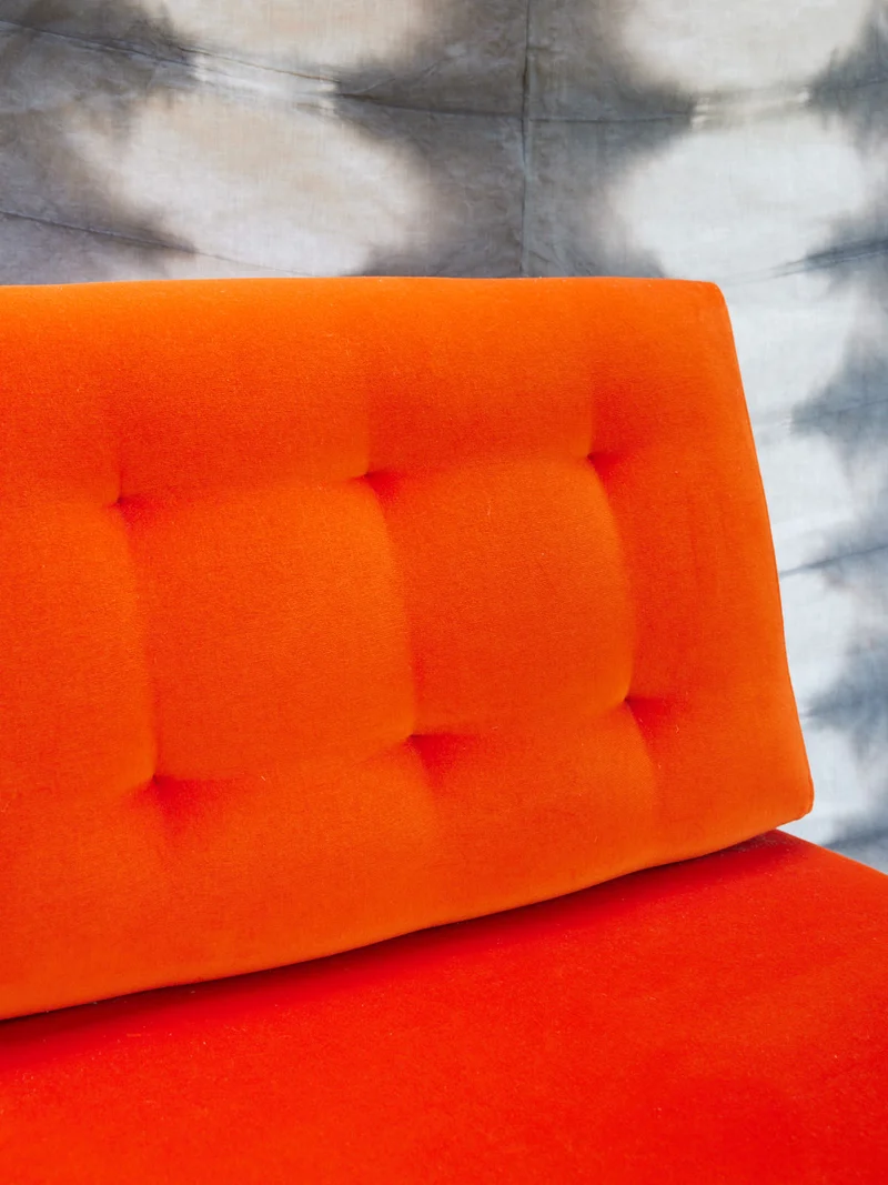 Olivia, la chauffeuse vintage orange N°92