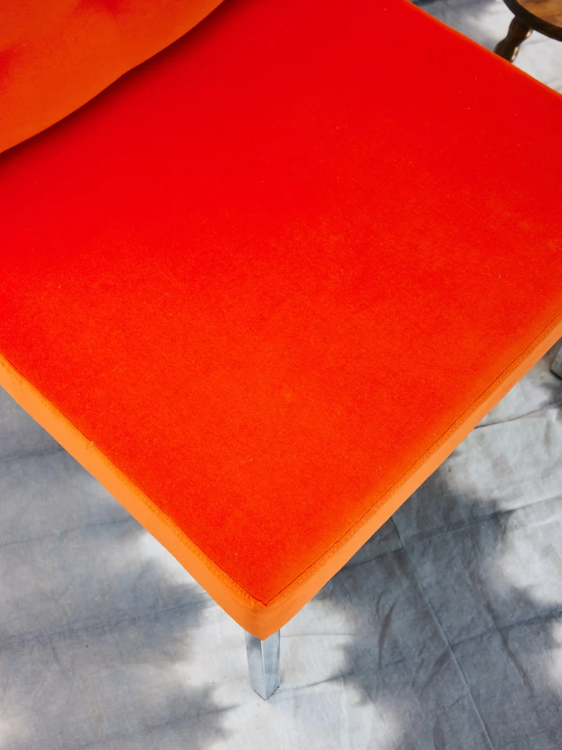 Olivia, la chauffeuse vintage orange N°92