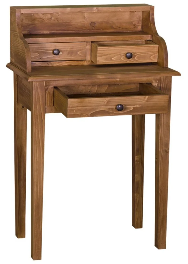 Casa Padrino Landhausstil Schreibtisch mit 3 Schubladen 65 x 40 x H. 102 cm - Wohnzimmermöbel