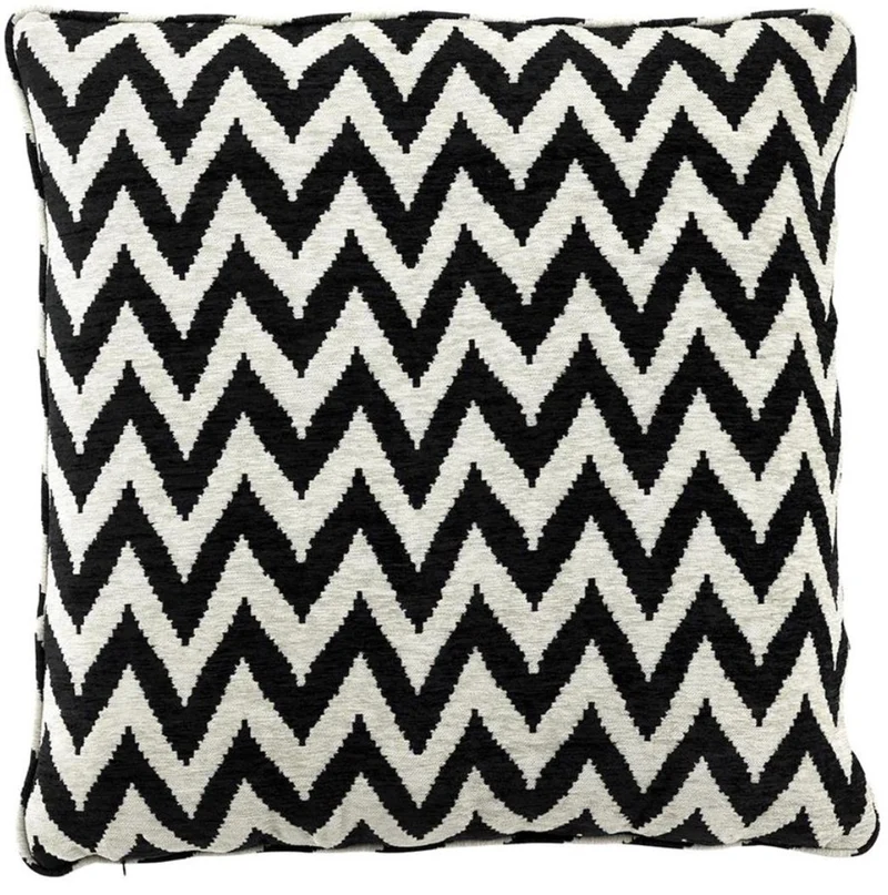 Casa Padrino Luxus Zierkissen Schwarz / Beige 75 x H. 75 cm - Designer Kollektion