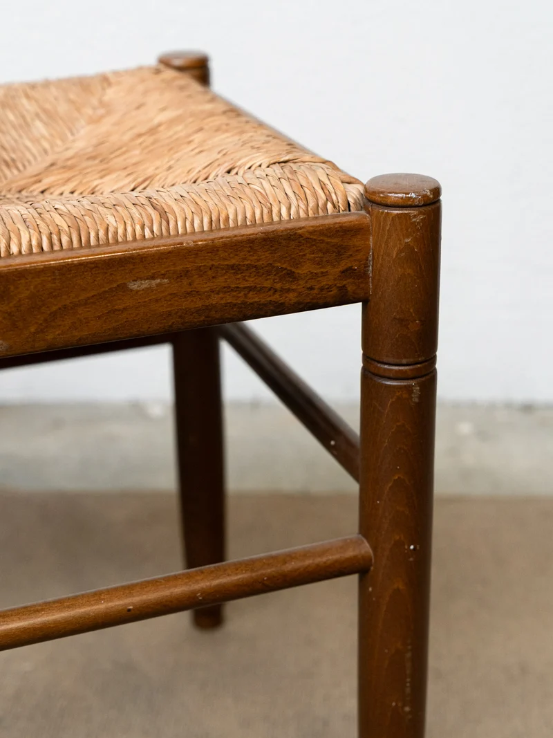 Regis, le tabouret en paille N°1471