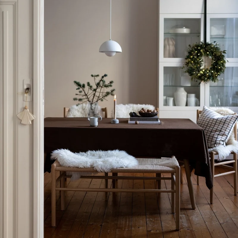 Banc en bois et tissage - J83B Chêne Naturel