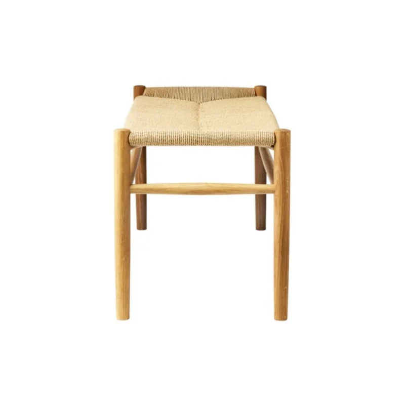 Banc en bois et tissage - J83B Chêne Naturel
