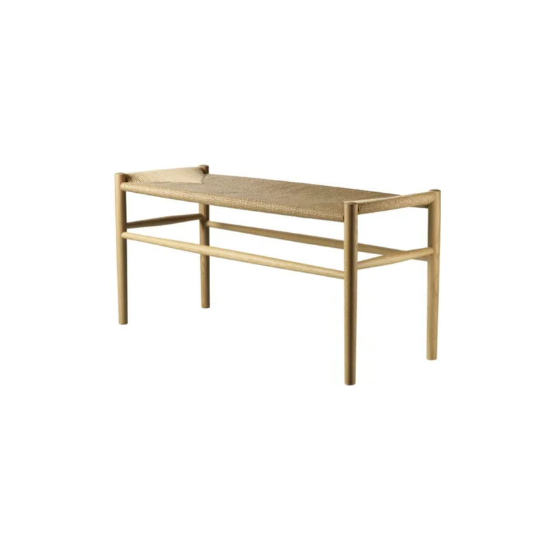 Banc de piano en chêne - J163