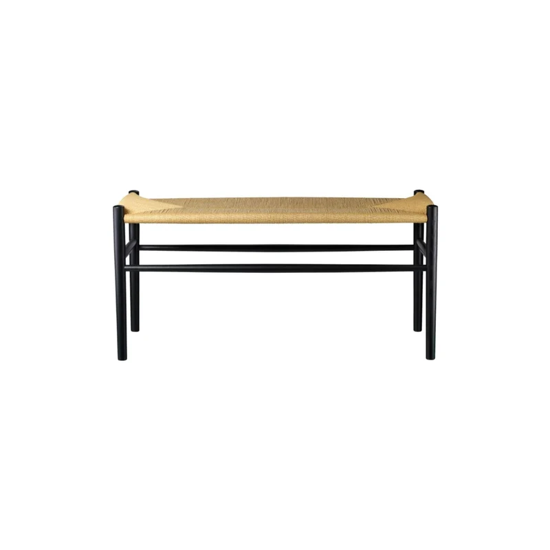Banc de piano en chêne - J163