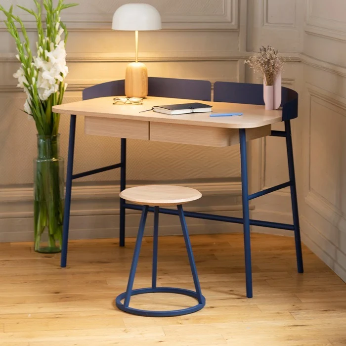 Bureau Victor - Bleu mat
