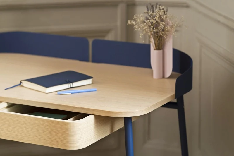 Bureau Victor - Bleu mat