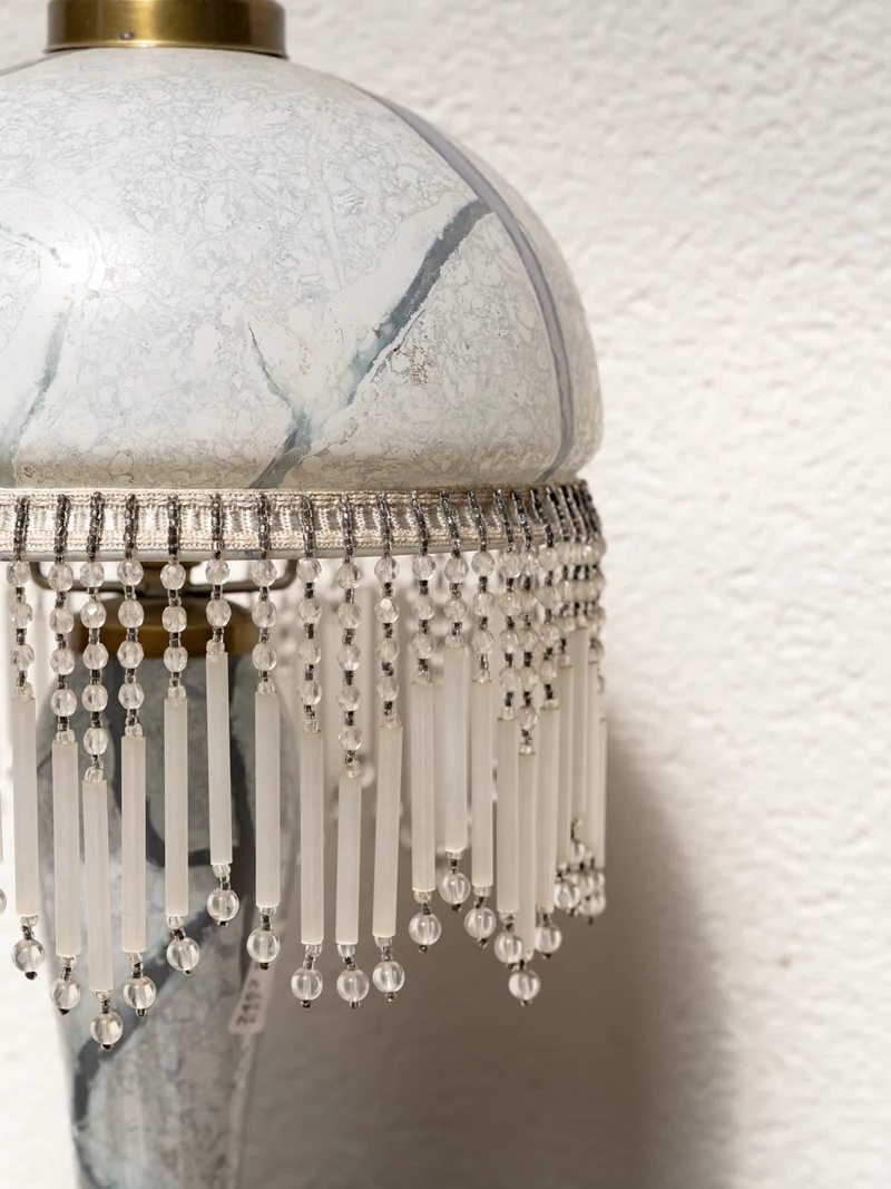 Suzanne, la lampe décorative en verre marbré style Art Déco N°603