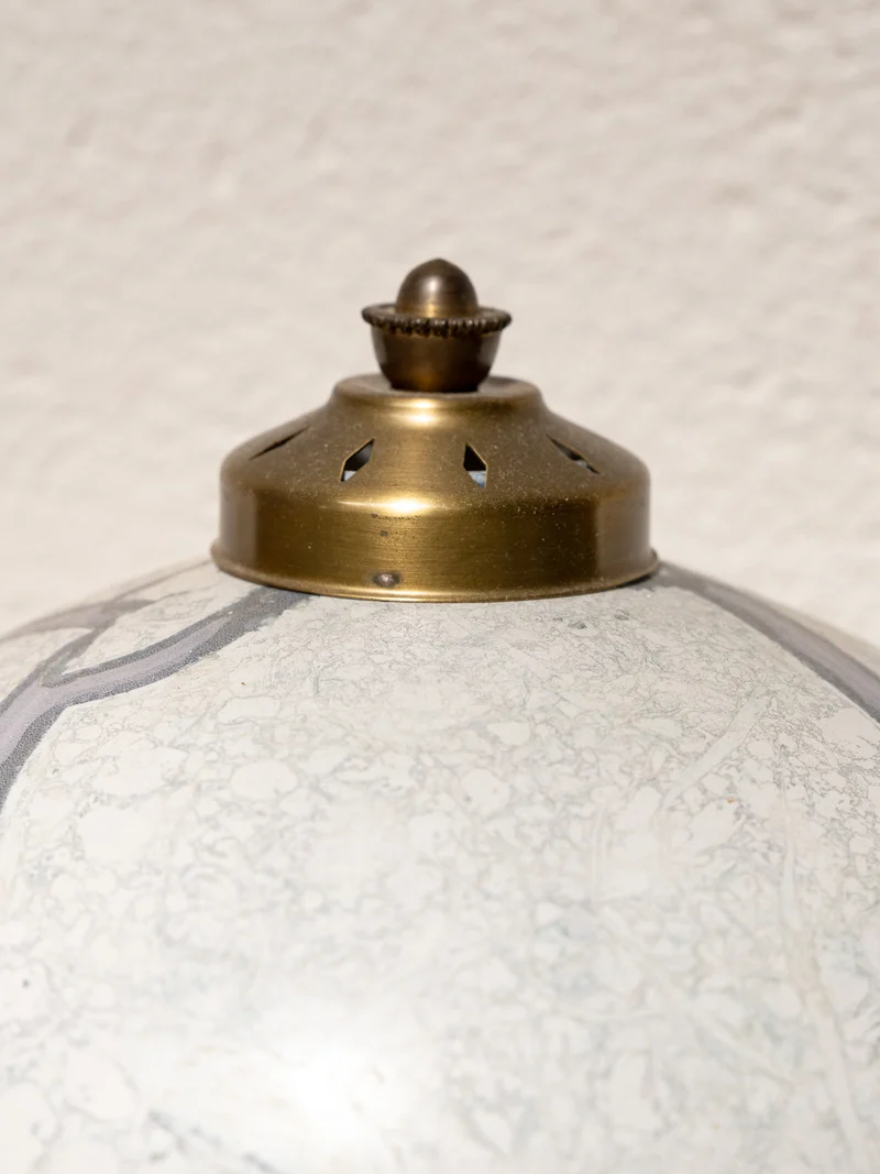 Suzanne, la lampe décorative en verre marbré style Art Déco N°603