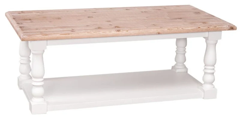 Casa Padrino Landhausstil Couchtisch 120 x 60 x H. 45 cm - Landhausstil Möbel