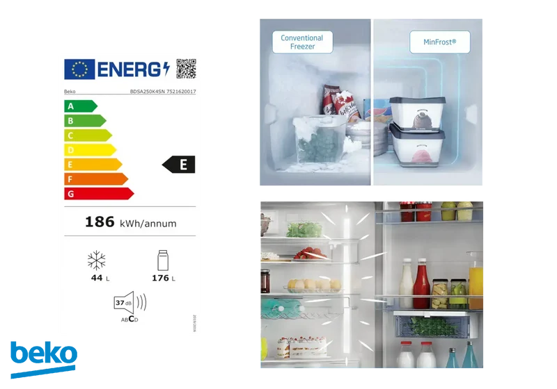 Cuisine Complète Chêne Gris STAR 255 - Électroménager Inclus