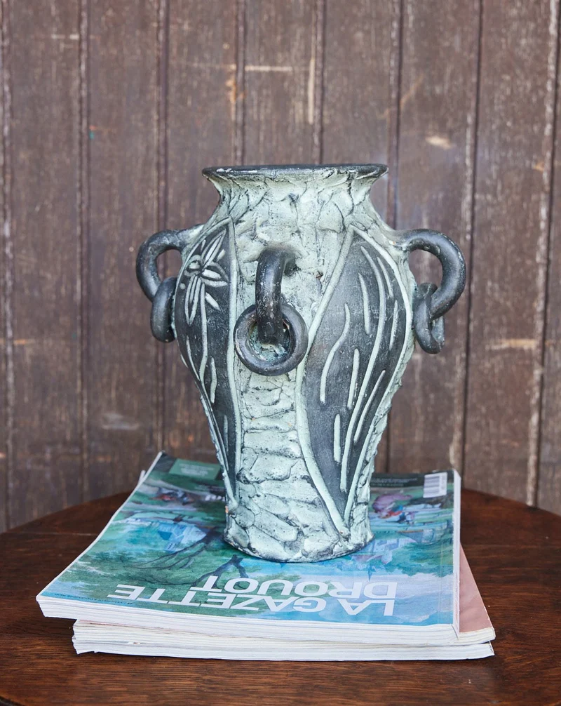 Edmond, le vase en poterie à anneaux N°182