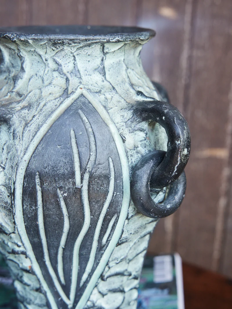 Edmond, le vase en poterie à anneaux N°182