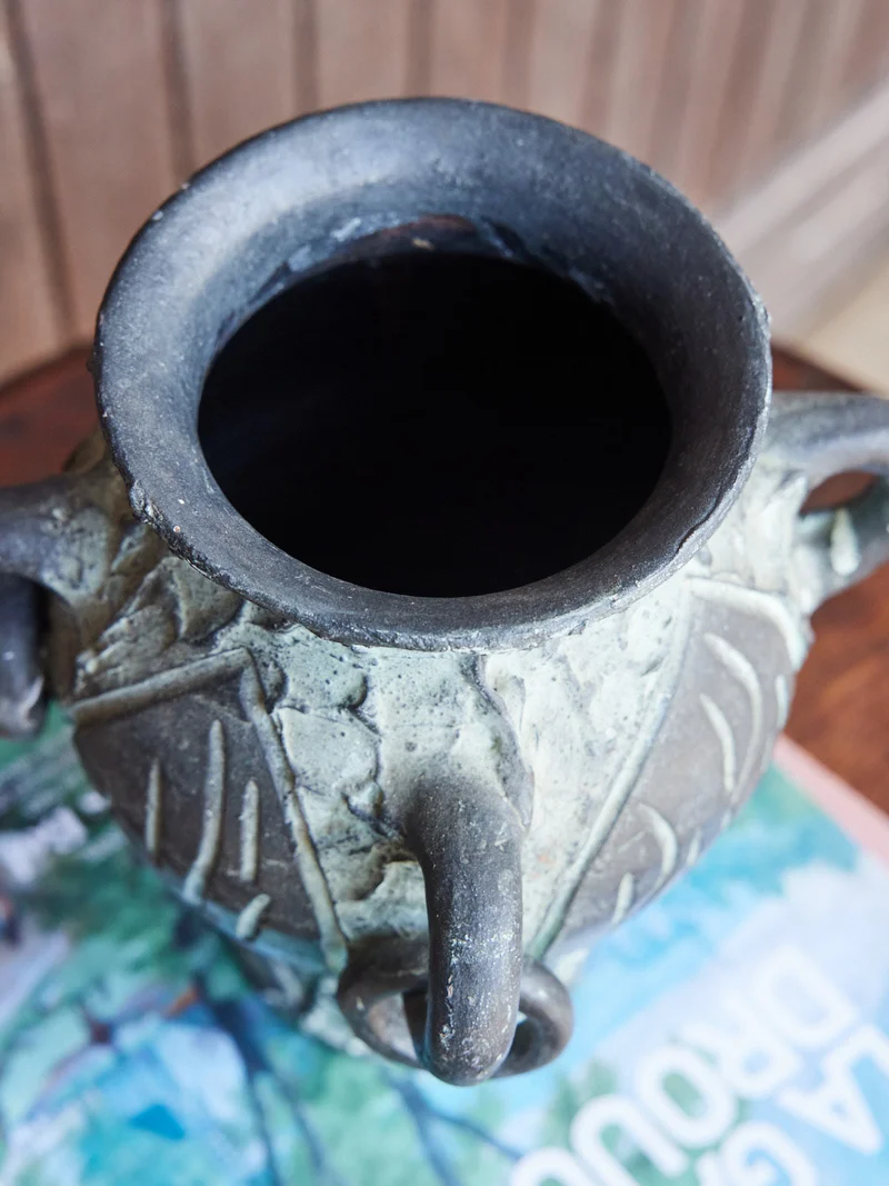 Edmond, le vase en poterie à anneaux N°182