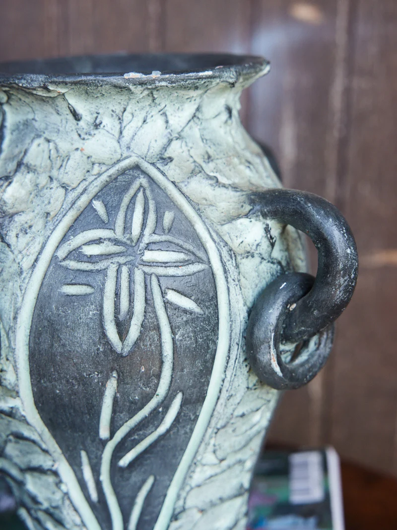 Edmond, le vase en poterie à anneaux N°182