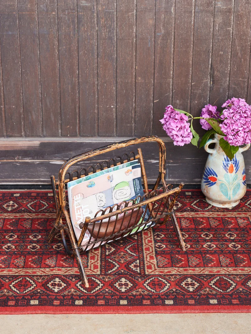 Désiré, le porte-revues en rotin vintage N°217