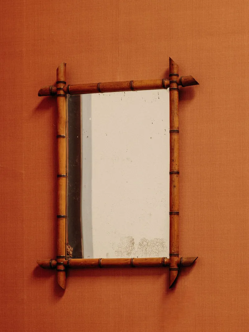 Georges, le miroir rectangulaire en bambou N°1314