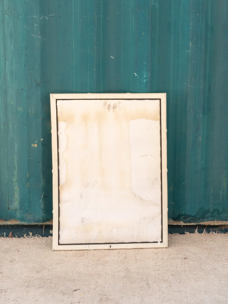 Georges, le miroir en bambou blanc N°1300