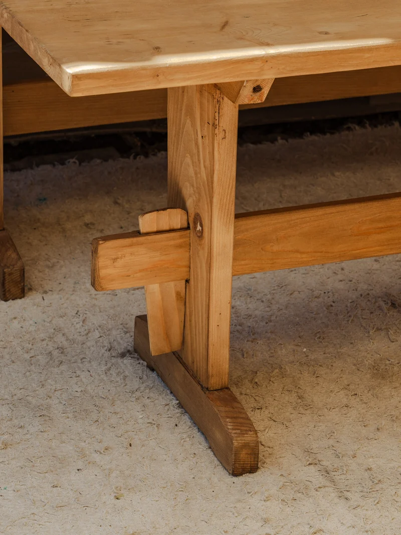 Antoine, le paire de bancs en bois N°463