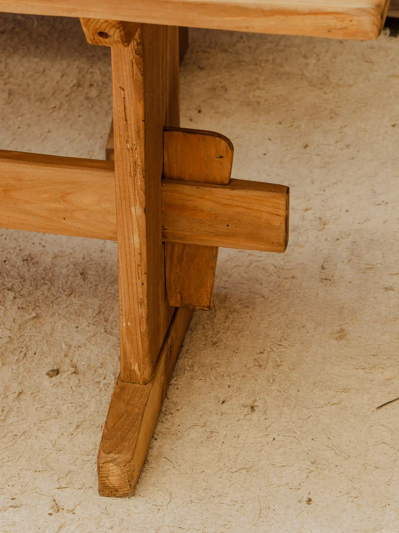 Antoine, le paire de bancs en bois N°463