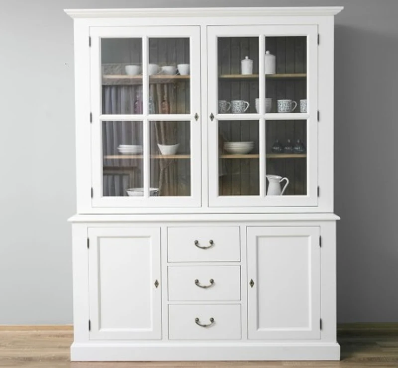 Casa Padrino Sideboard im Landhausstil mit 2 Türen, 179 x 47 x 225 cm