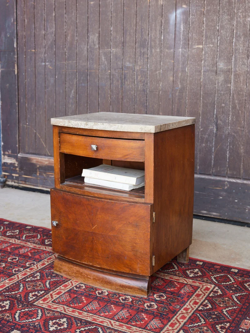 Odile, le chevet en bois et marbre N°1426