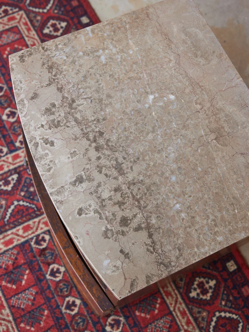 Odile, le chevet en bois et marbre N°1426