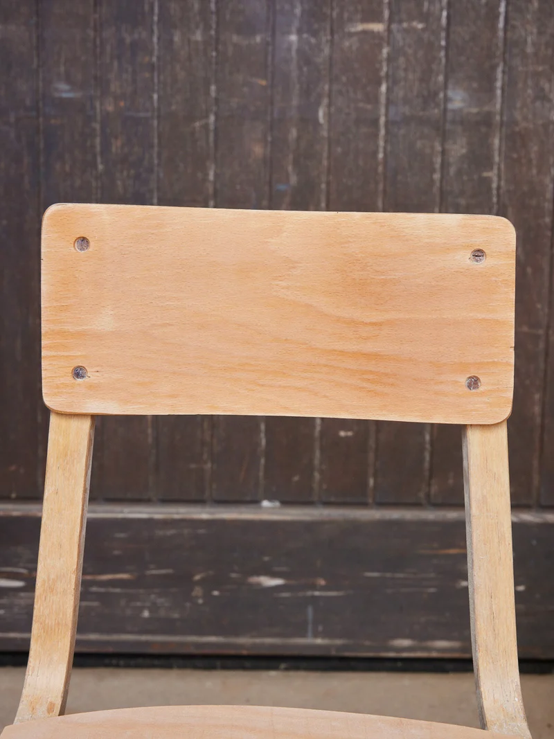Ernestine, la paire de chaises en bois clair pour enfant N°1290