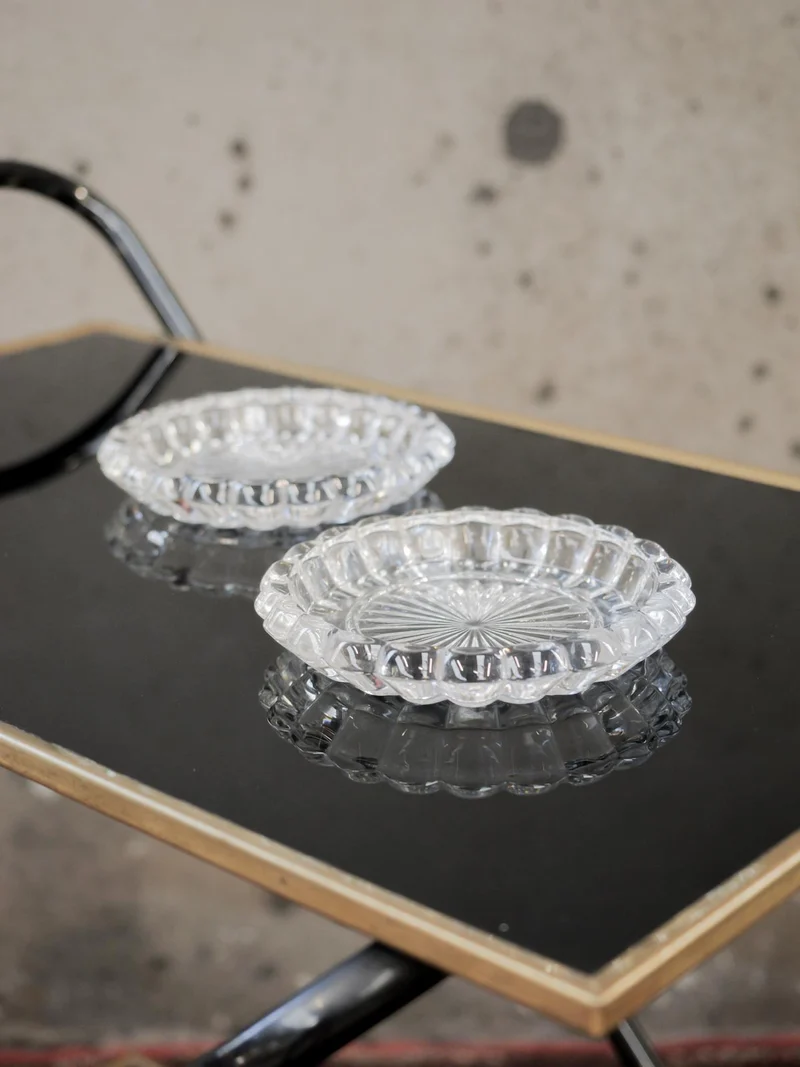Eugène, le lot de 2 dessous de bouteille en verre N°237