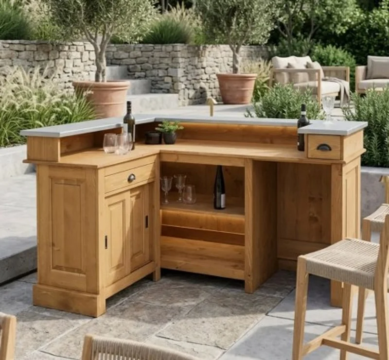 Casa Padrino Bartisch im Landhausstil, 180 x 139 x 107 cm