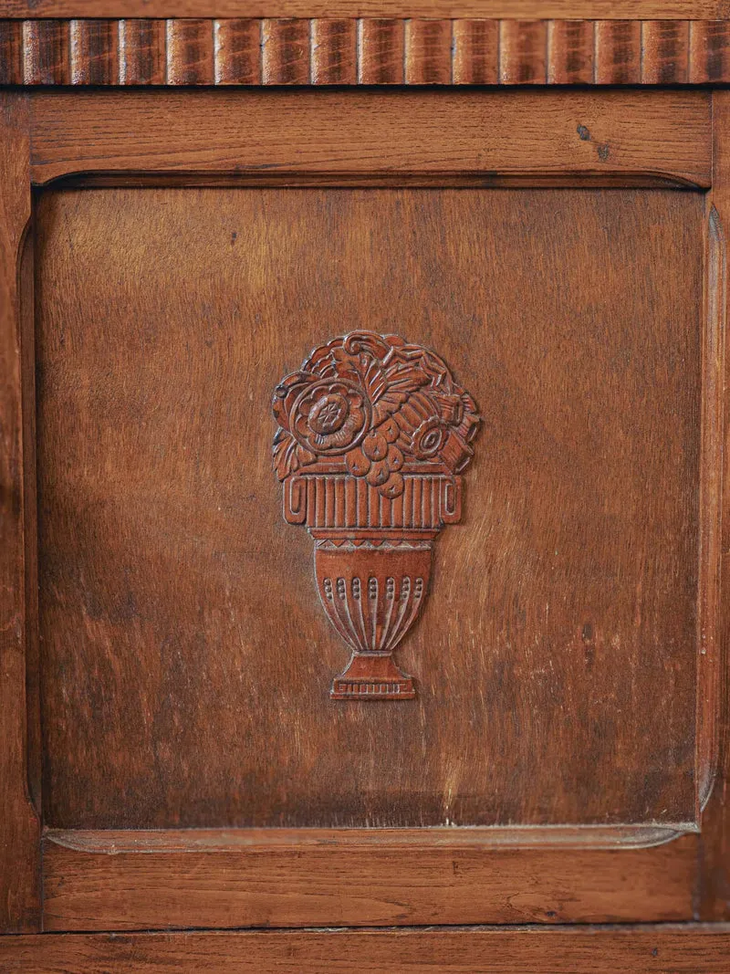 Gilbert, le buffet confiturier de ferme en bois brut N°1650