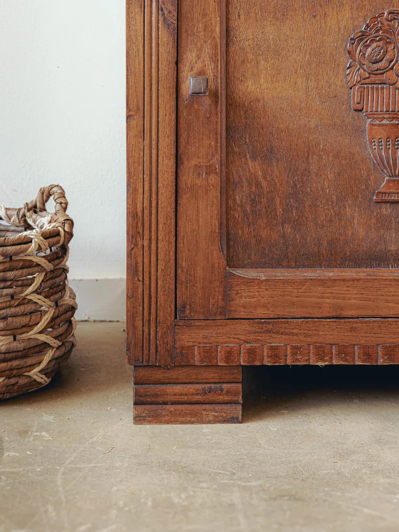 Gilbert, le buffet confiturier de ferme en bois brut N°1650