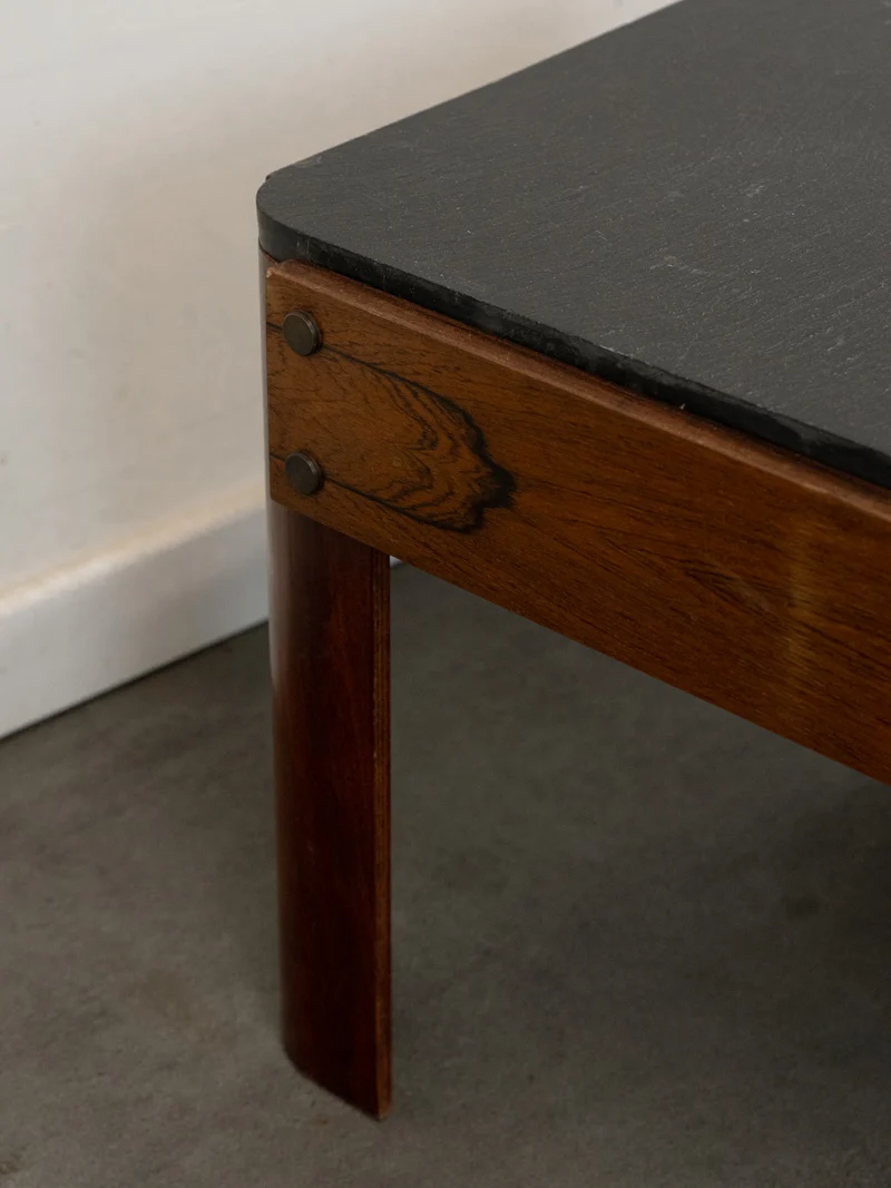 Marie-Pierre, la table basse en bois et ardoise N°81