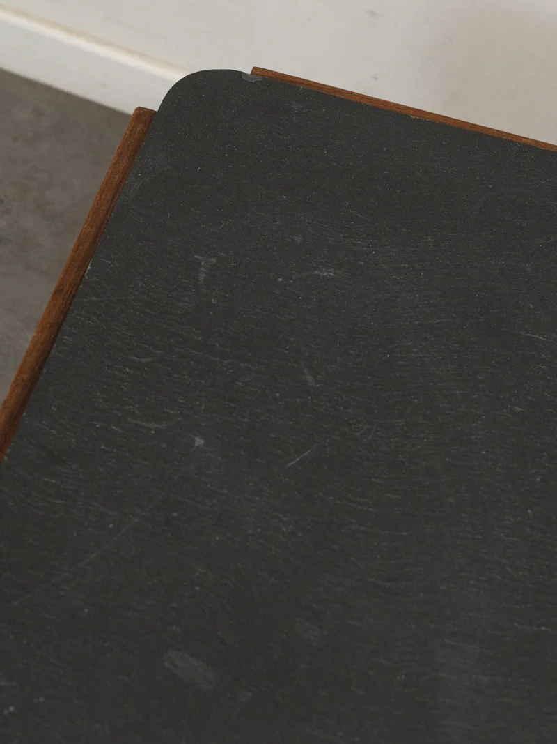 Marie-Pierre, la table basse en bois et ardoise N°81