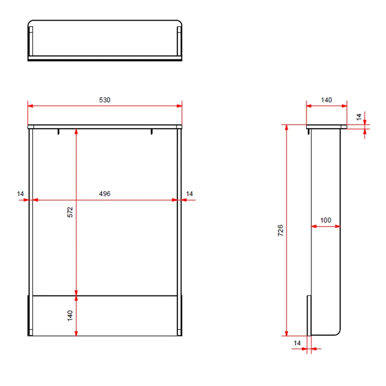 Lit bébé 60x120 et commode à langer Vipack Amori Blanc