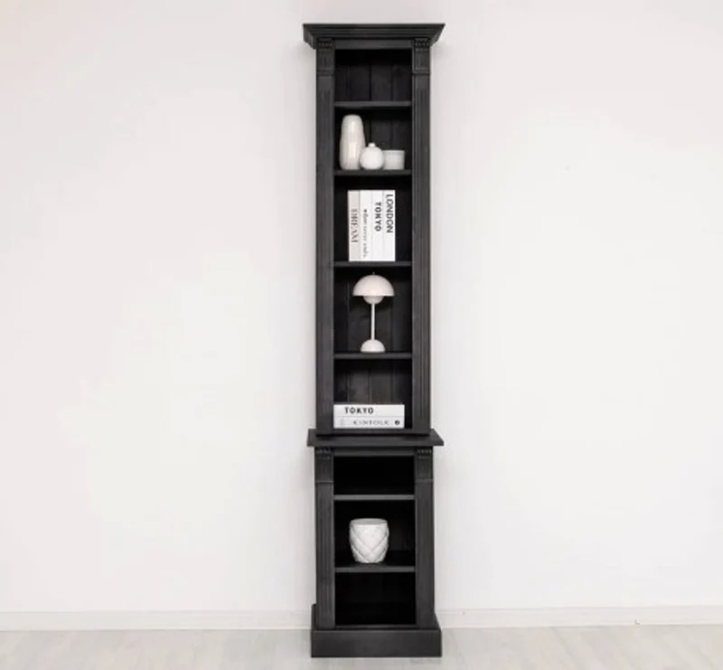Casa Padrino Bücherregal im Landhausstil, 53 x 40 x 230 cm