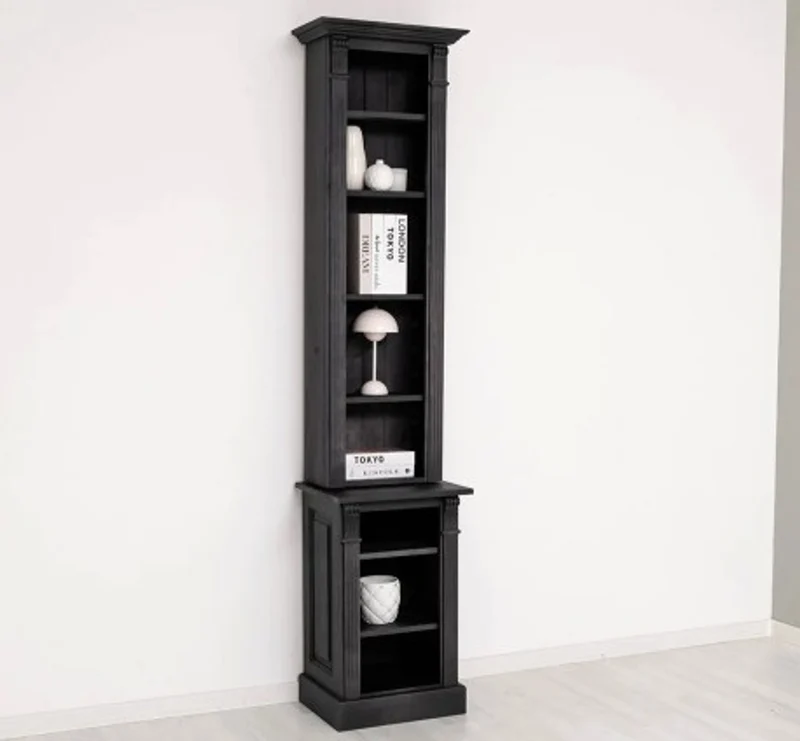 Casa Padrino Bücherregal im Landhausstil, 53 x 40 x 230 cm