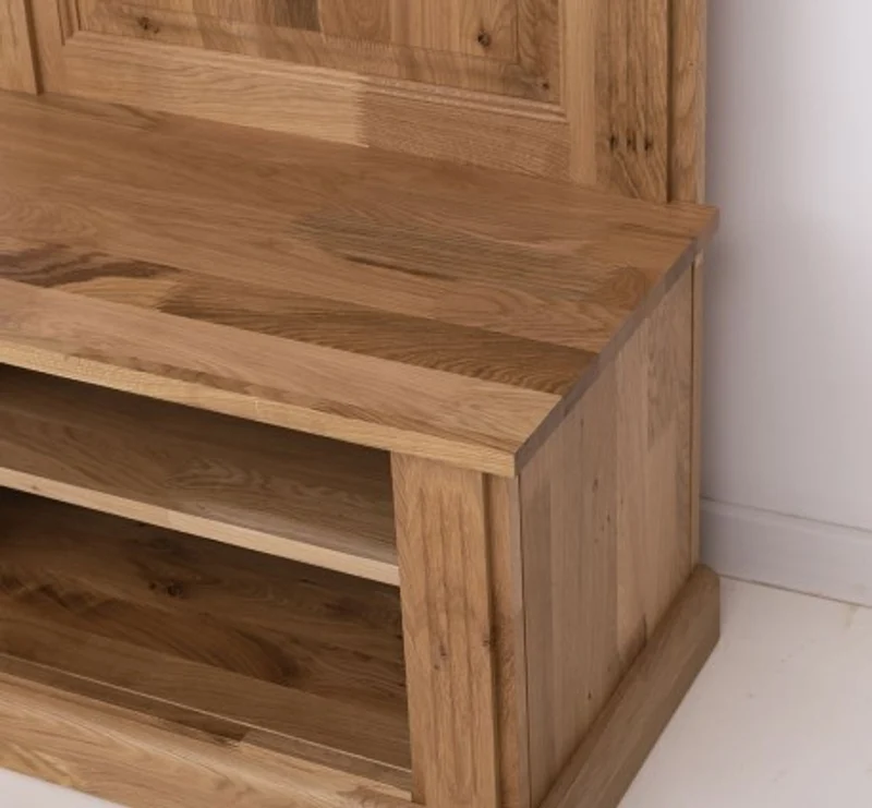 Casa Padrino Garderobe im Landhausstil mit 2 Ablagen, 80 x 41 x 210 cm