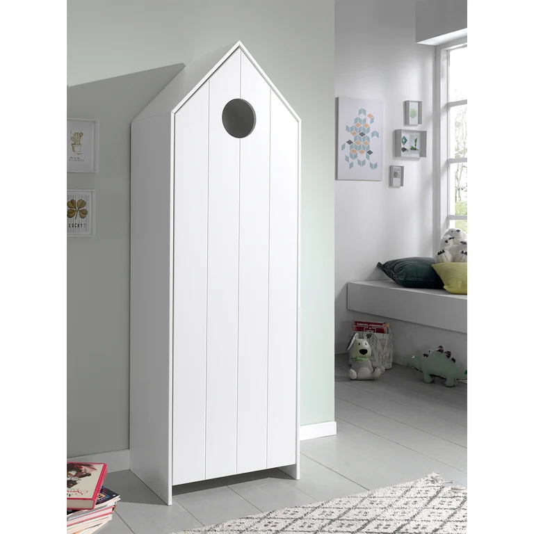 Armoire 1 porte Vipack Casami - Blanc